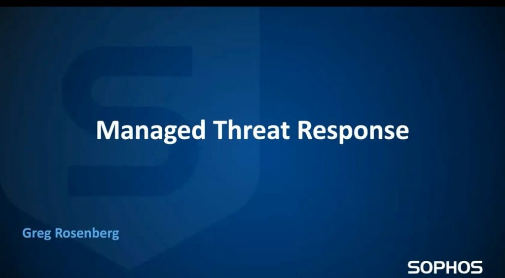 managed threat response video cover